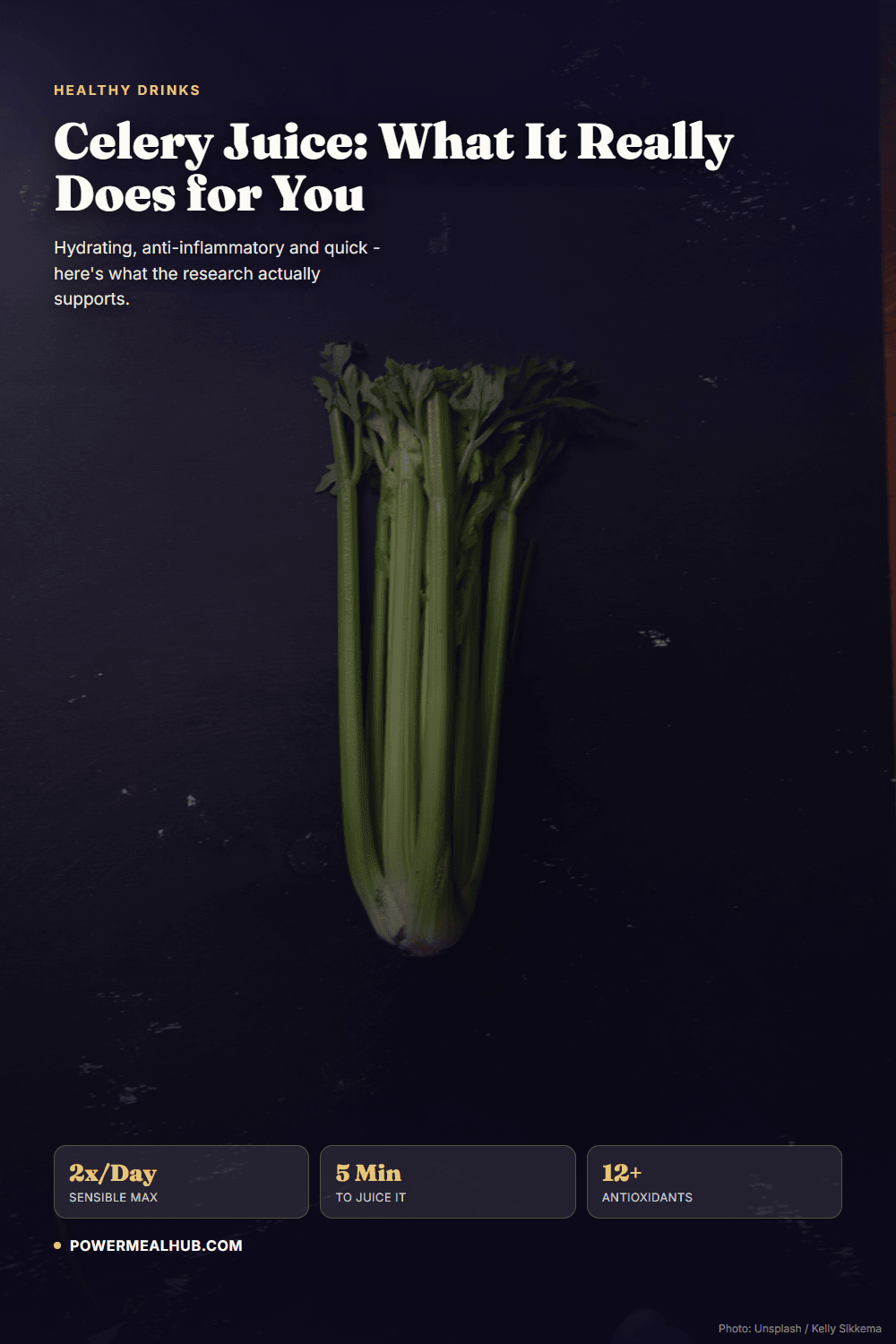 The Bottom Line - Celery Juice Benefits for Skin, Hair & Health