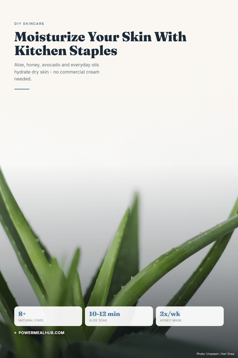 The Bottom Line - 11 Natural Home Remedies to Moisturize Dry Skin