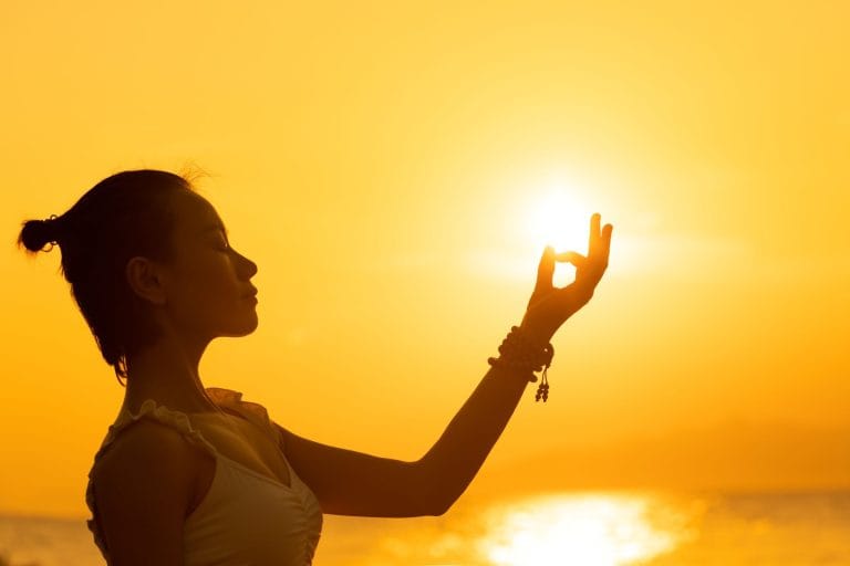 The Moon Salutation Might Be the Wind-Down Ritual Your Evenings Are Missing